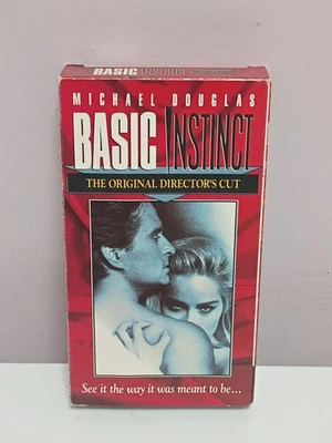 Basic Instinct VHS "The Original Director's Cut" Michael Douglas Sharon Stone 97 - Image 1 of 3