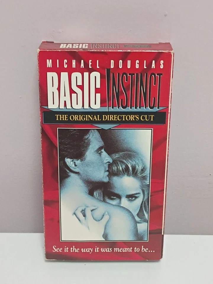 Basic Instinct VHS "The Original Director's Cut" Michael Douglas Sharon Stone 97 - Image 1 of 3