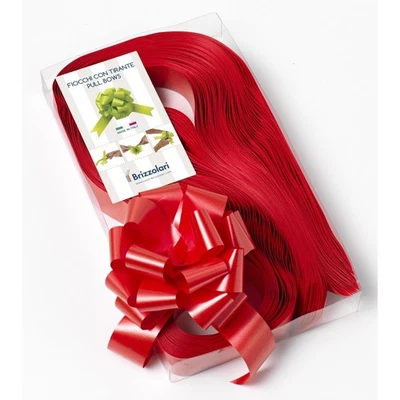 Fiocco Rapido Rosso per decorazione da matrimonio e per laurea 30pz x 31mm - Immagine 1 di 3