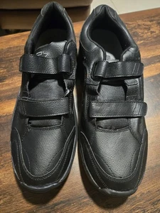 STARTER MEN'S SIZE 14W BLACK SHOES, NOS - Picture 1 of 8