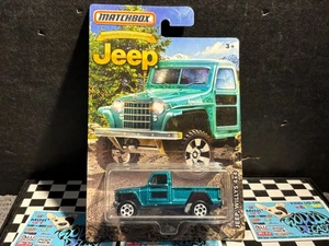 1/64 MATCHBOX ANNIVERSARY EDITION JEEP WILLYS 4 X 4 BLUE - Picture 1 of 2
