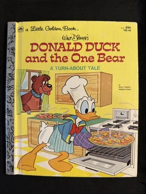 Vintage A Little Golden Book Disney’s Donald Duck And The One Bear 1978 #5396 - Image 1 of 4