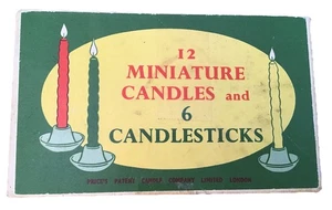 Precios Patent Candle Company 12 velas miniatura y 6 candelabros en caja - Imagen 1 de 9