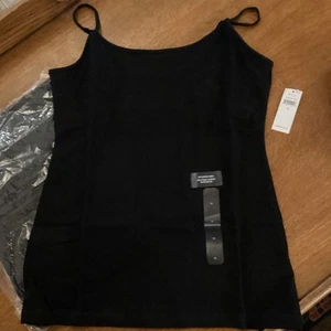 SET OF 2! Gap Fitted Cami Interior Bra Spaghetti Straps BLACK Women’s Sz M NWT! - Imagen 1 de 3