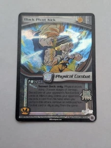 DBZ CCG Black Pivot Kick 95 Foil Limited Rare Babidi Saga Dragon Ball Z TCG - Picture 1 of 10