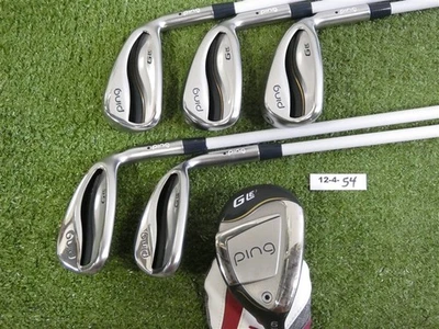 PING G Le3 Womens Combo Irons 6H, 7-W & S ULT250 Lite Ladies Graphite Black Dot - Image 1 of 4