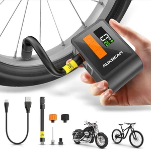 Bomba de neumáticos de bicicleta eléctrica AUXBEAM Válvula Presta Schrader 120 PSI para bicicleta de carretera - Imagen 1 de 12