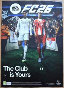 FC 26 RARE PS5 XBOX Series X 59cm x 84cm Promotional Poster - Picture 1 of 1