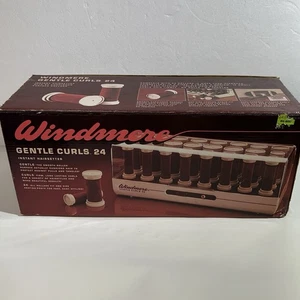 Windmere Hot Rollers Sanfte Locken 24 Samt beflockte Lockenwickler mit Clips komplett - Bild 1 von 9
