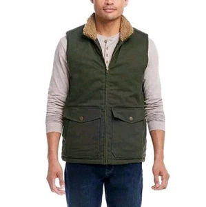 WP WETTERFESTE Workwear Weste Herren Größe L olivgrün Sherpa Kragen - Bild 1 von 12