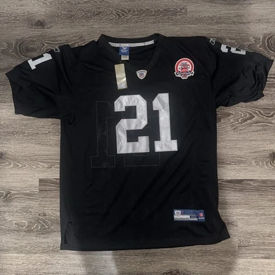 Nnamdi Asomugha Oakland Raiders #21 Reebok cosido en el campo para hombre talla 52 Foto 1 de 4