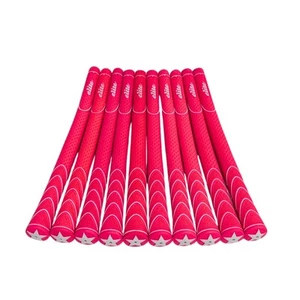 elitegrips Stingray Slim Golf Grip Set of 10 with Backline Pink - Picture 1 of 5