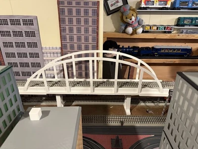 O Scale White Arch Bridge Kit - 32 Inch Span - 4 inches wide - Image 1 of 4