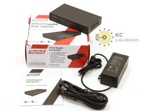 UltraTech 8-Port Gigabit PoE Switch 4-Port PoE + 4-Port Uplink - Bild 1 von 4