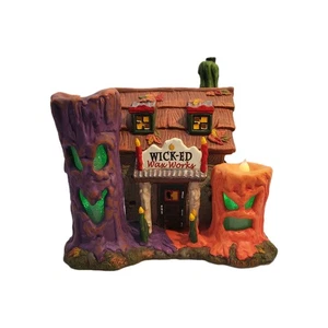 DEPT 56 Snow Village Halloween Village WICKED WAX WORKS 6003160 Wick-ED **proof* - Picture 1 of 9