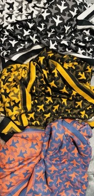 Bufanda de invierno con bufanda de avión, unisex, bufanda con avión Foto 1 de 4