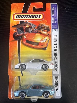 Matchbox Porsche 911 Gt3 and Porsche 911 Turbo Lot of 2 - Image 1 of 4