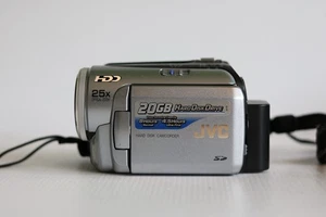 JVC Everio GZ-MG20EK Handheld High Definition HDD Camcorder Silver Tested - Picture 1 of 8