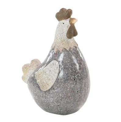 Polystone Rooster Decorative Garden Sculpture Indoor Outdoor Garden Statue, O... - Image 1 of 4