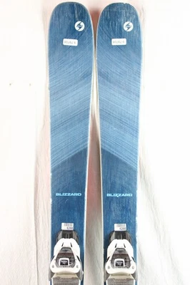 21-22 Blizzard Black Pearl Used Womens Skis w/Bindings 147cm #979708 - Image 1 of 4