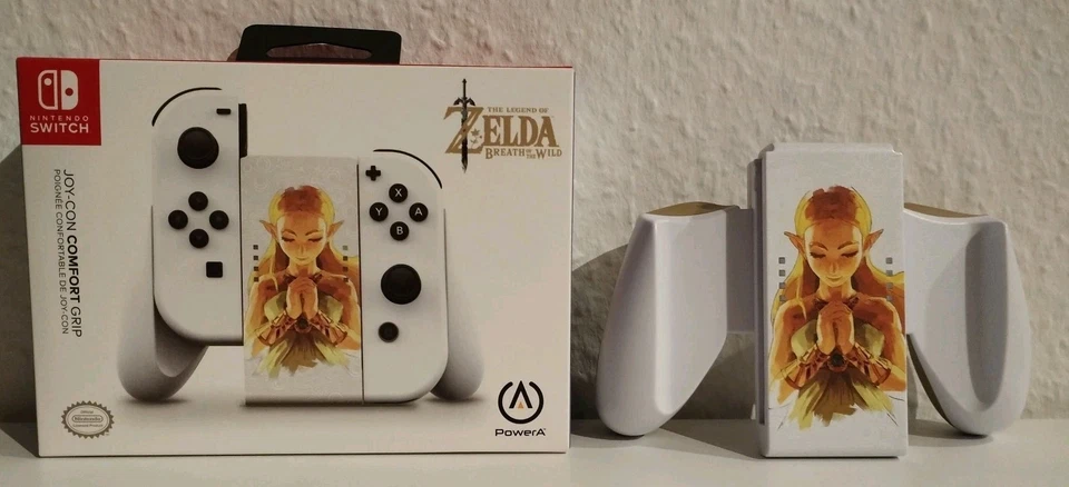 PowerA Comfort Grip JoyCon - Zelda Princess - Nintendo Switch / Neuwertig!!! - Bild 1 von 1