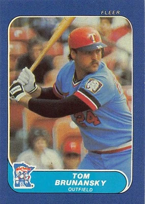 Tom Brunansky 1986 Fleer Classic Miniatures 83  Minnesota Twins  Baseball Card - Image 1 of 2