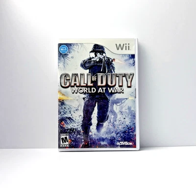 Call of Duty: World at War Nintendo Wii в коробке полный отремонтированный и протестированный - Изображение 1 из 4
