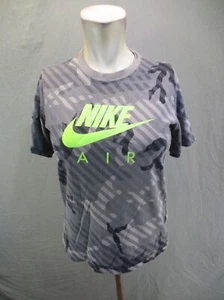 NIKE DRI-FIT Size M Boys 100% Cotton Crew Neck Short Sleeve Athletic T-Shirt 725 - Picture 1 of 11