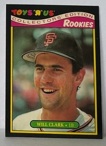 1987 Toys R Us Collectors Edition Rookies #7 Will Clark M8 - Picture 1 of 1