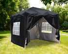 2.5x2.5m Pop Up Gazebo Garden Marquee Party Tent With Carry Bag 4 Leg Weights