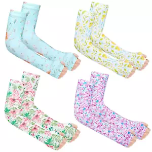 Farmers Defense Gardening Sleeves for Women 4 Pairs Sun Protection Arm - Picture 1 of 12