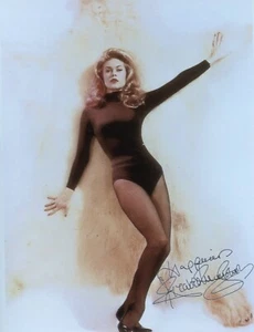 SELTEN NOCH ELIZABETH MONTGOMERY FARBE ATEMBERAUBEND SIGNIERT - Bild 1 von 1