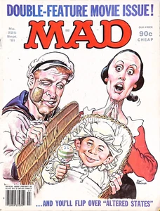MAD Magazine SEP 1981 Popeye Altered State Feuerzeug Seite Satire & Humor Vintage - Bild 1 von 10