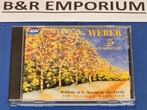 Akademie St. Martin-in-the-Fields/Marriner - Weber Symphonien (1994) - gebrauchte CD - Bild 1 von 3
