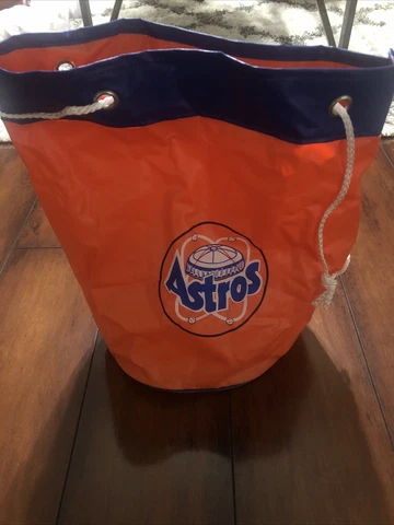 Vintage Made in Taiwan Houston Astros Multicolored Backpack Cover