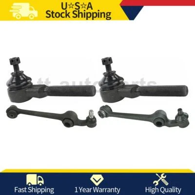 4PC Mevotech Front Outer Lower  Tie Rod End For 1998 1999 Dodge Intrepid - Image 1 of 4