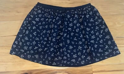 RALPH LAUREN GIRLS NAVY BLUE FLORAL SKIRT SIZE 6 EXCELLENT COND LD9 - Image 1 of 3