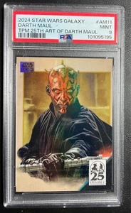 2024 Topps Chrome Star Wars Galaxy #AM-11 Art of Darth Maul PSA 9 - Bild 1 von 2