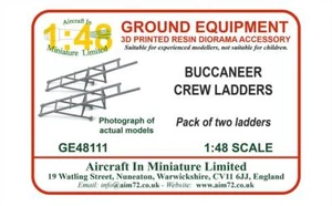 AIM - Ground Equipment GE48111 1:48 Buccaneer Crew Ladders (2 in Pack) - Bild 1 von 1