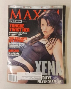 Maxim Magazine For Men April 1999 Xena Sports Beer Gadgets Clothes Fitness - Picture 1 of 7