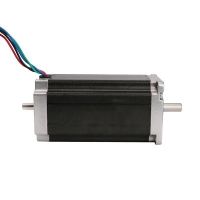 1PC NEMA23 435oz-in 4.2A 23HS9442B 112MM 4wires stepper motor dual shaft CNC KIT - Image 1 of 4