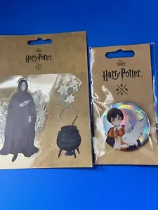 Wizarding World Harry Potter Yume Harry Potter Badge Button And Snape Stickers - Picture 1 of 5