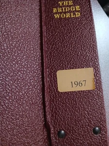 1967 The Bridge World Bound in Bridge World Hardcover Binders 12 Months - Picture 1 of 9
