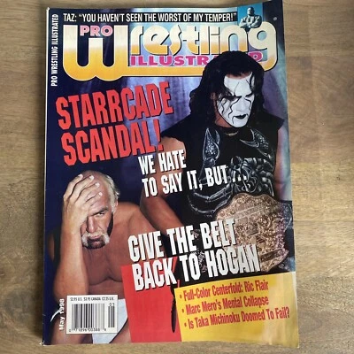 Revista Pro Wrestling Illustrated PWI mayo 1998 ¡Portada Sting con póster estilo!  Foto 1 de 4