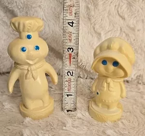 Vintage 1974 Pillsbury Doughboy Poppin' Fresh & Poppie Salz- und Pfefferstreuer - Bild 1 von 4