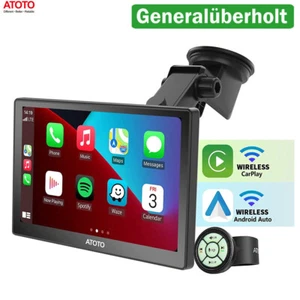 ATOTO 7 Zoll Tragbares Autoradio Wireless Carplay Android Auto Autoradio Control - Bild 1 von 11