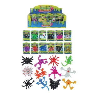 1x Sticky Creature (5-6cm) Splatter Throwing Toys Novelty Kids Birthday Party - Picture 1 of 4