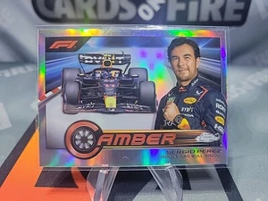2023 Topps Chrome Formula 1 Sergio Perez Camber #CAM-SPI Red Bull Racing - Picture 1 of 2