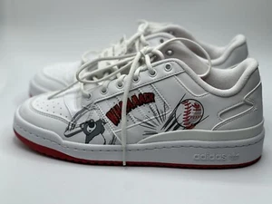 Adidas X Disney Pixar Forum Low Men’s Size 8 Lotso & Friends White Red GX0991 - Picture 1 of 6