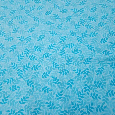 Licuadora de hojas Harmony Cotton BTY Quilting Treasures Aqua/Turquesa Foto 1 de 3